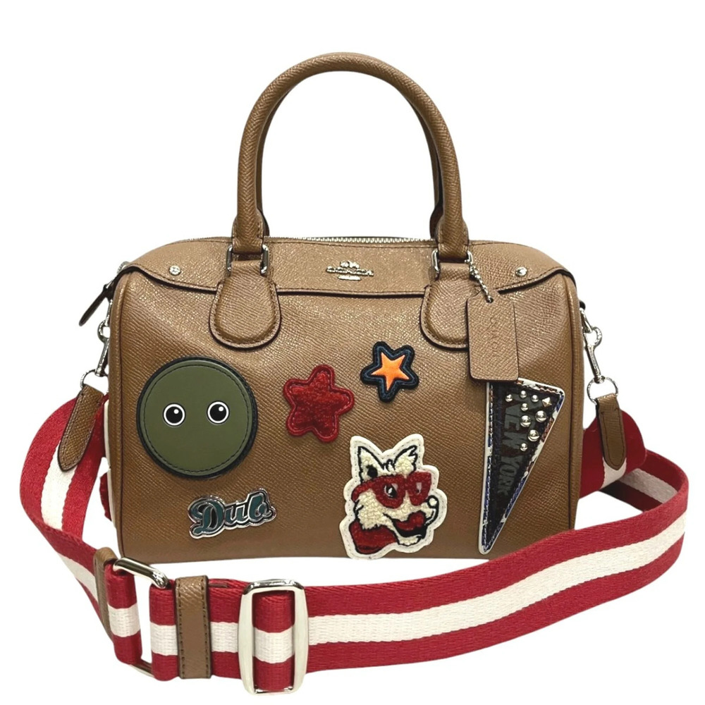 美品)COACHコーチ MINI BENNETT STACHEL パッチワーク COACH MINI